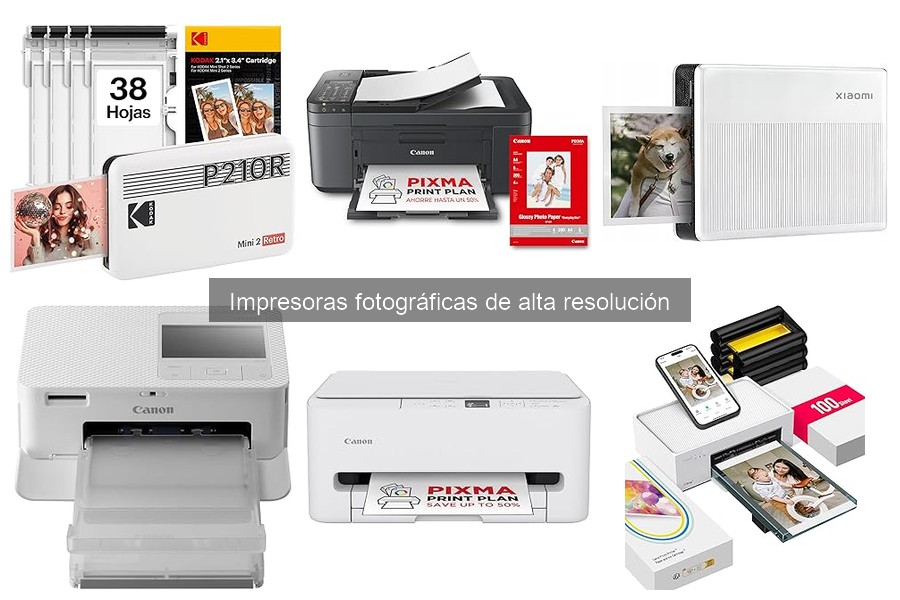 ¿Qué es una impresora fotográfica de alta resolución?
