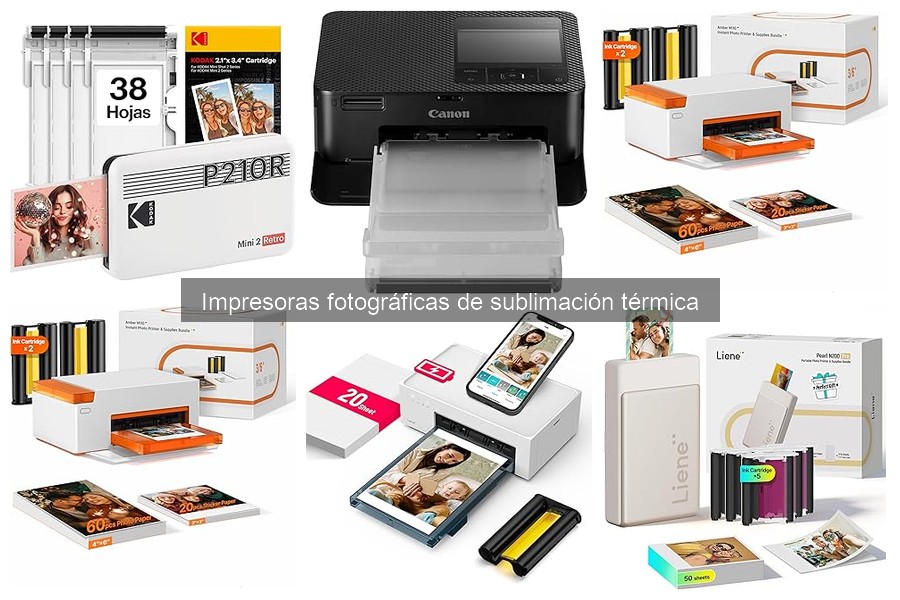 ¿Qué es una impresora fotográfica de sublimación térmica?