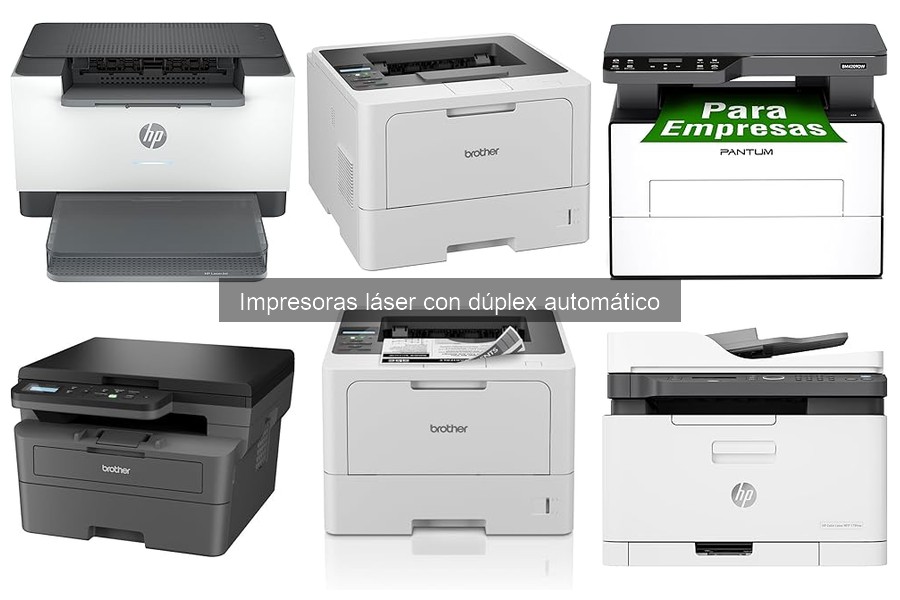 ¿Qué es una impresora láser con dúplex automático?