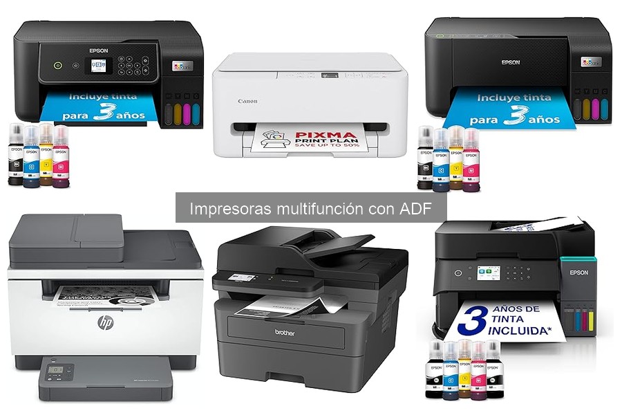 ¿Qué es una impresora multifunción con ADF? Características claves