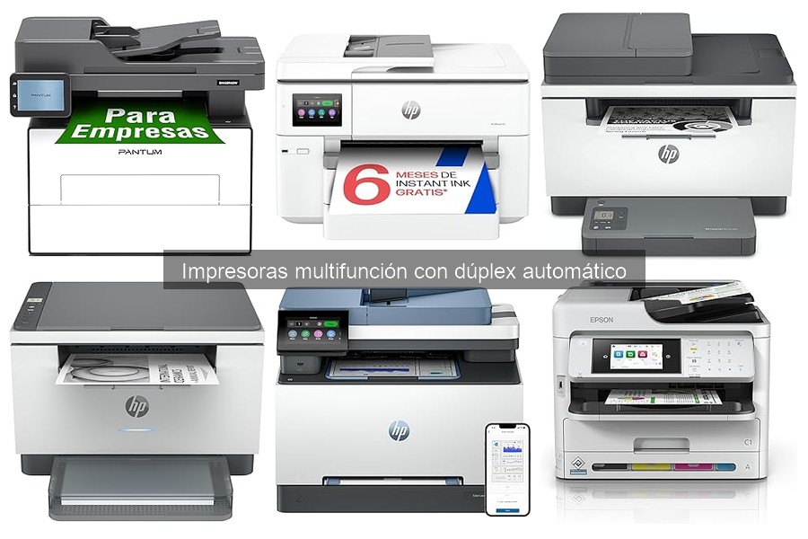 ¿Qué es una impresora multifunción con dúplex automático?