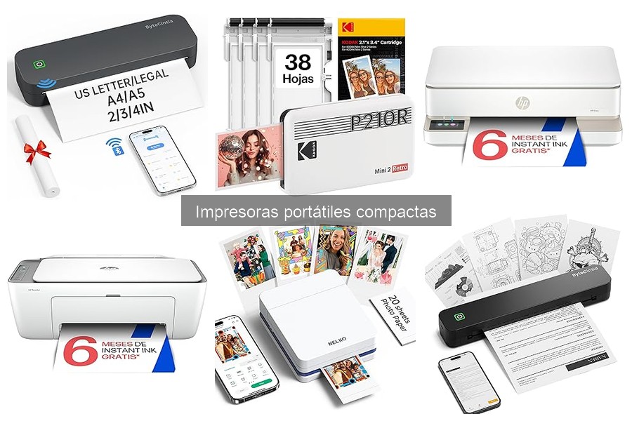 ¿Qué es una impresora portátil compacta? Descubre sus características