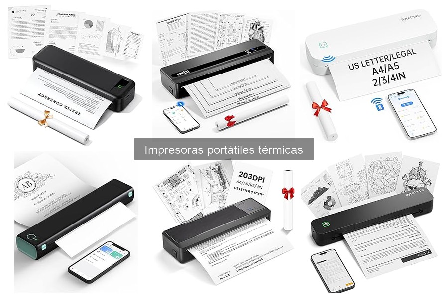 ¿Qué es una impresora portátil térmica y cómo funciona?