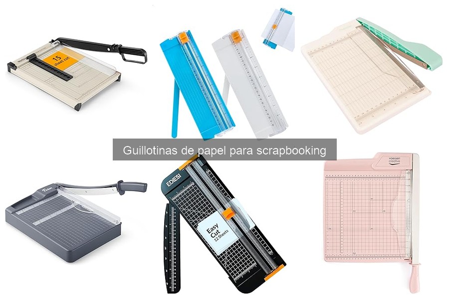 Qué son las guillotinas de papel para scrapbooking