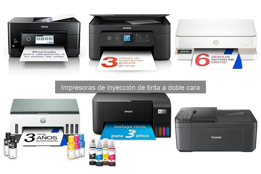 ¿Qué son las impresoras de inyección de tinta a doble cara?