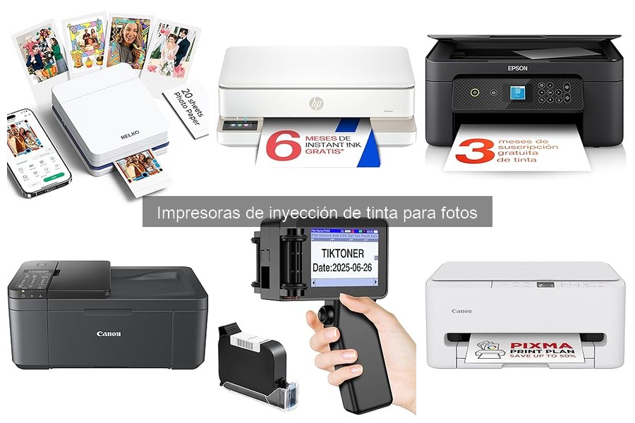 ¿Qué son las impresoras de inyección de tinta para fotos?