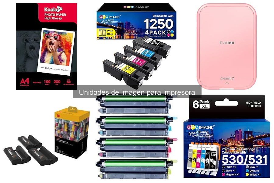 ¿Qué son las unidades de imagen para impresora?