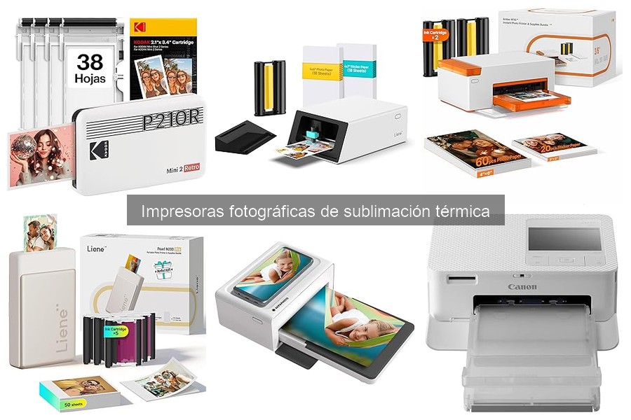 Requisitos técnicos para impresoras fotográficas de sublimación