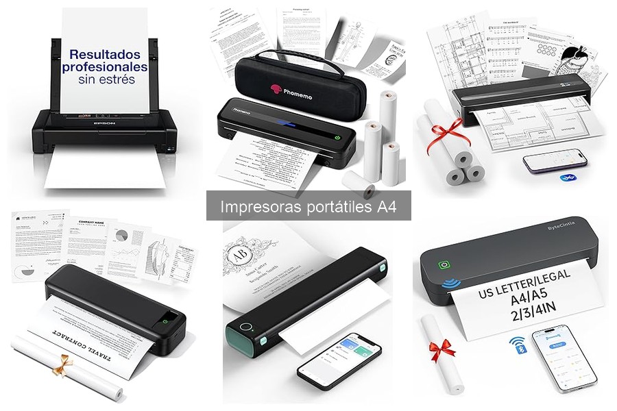 Soluciona Problemas Comunes de Impresoras Portátiles A4