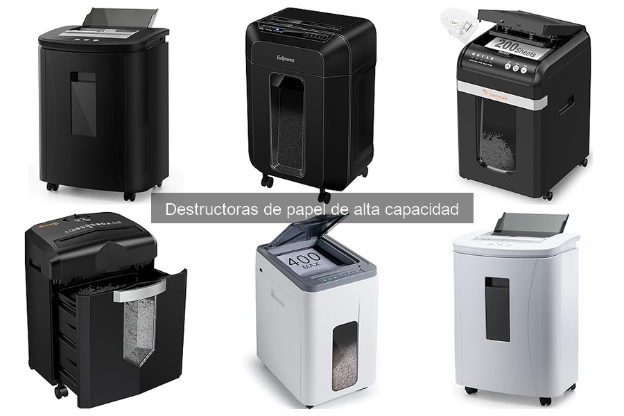 Soluciones Alternativas a Destructoras de Papel de Alta Capacidad