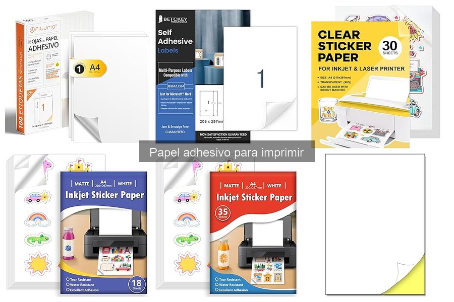 Soluciones para papel adhesivo que no se adhiere correctamente