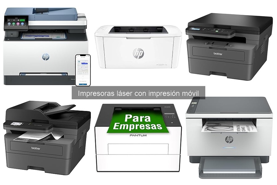 Testimonios de usuarios sobre impresoras láser con impresión móvil