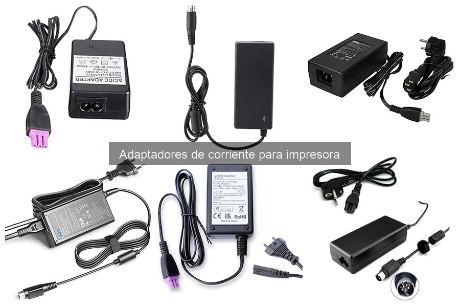 Tipos de adaptadores de corriente para impresoras