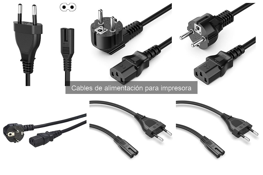 Tipos de Cables de Alimentación para Impresoras: Guía Completa
