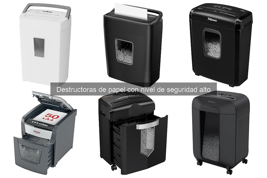Tipos de destructoras de papel y niveles de seguridad explicados