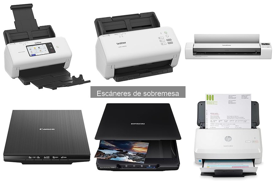 Tipos de escáneres de sobremesa: características y usos