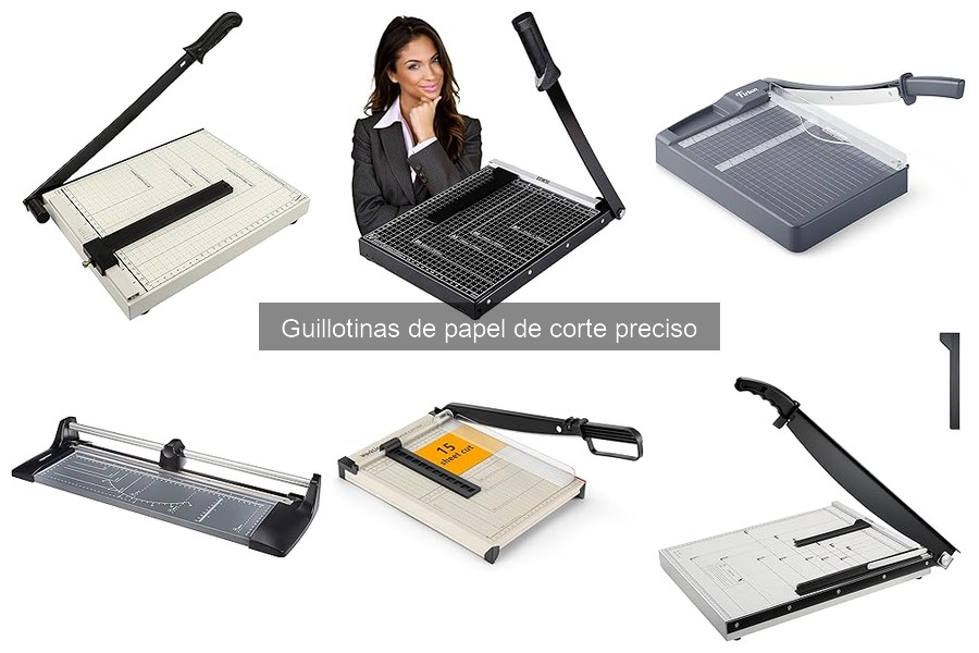 Tipos de guillotinas de papel y sus características esenciales
