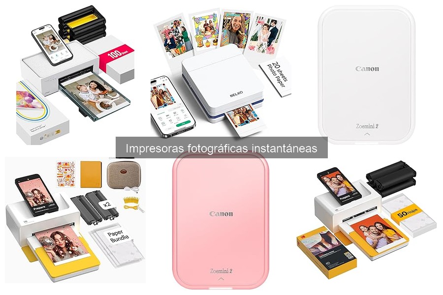 Tipos de impresoras fotográficas instantáneas para elegir