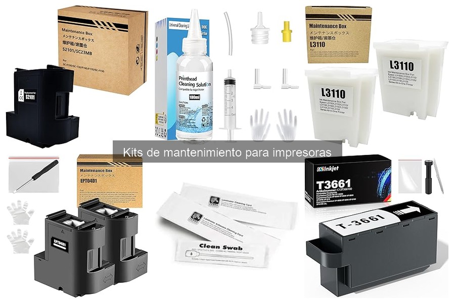 Tipos de Kits de Mantenimiento para Impresoras en el Mercado