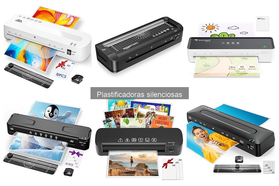 Tipos de plastificadoras silenciosas: guía completa