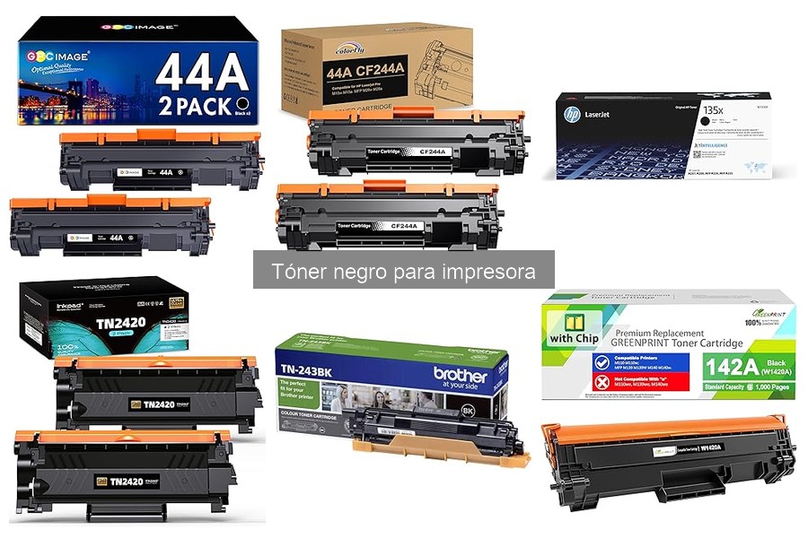 Tipos de tóner negro para impresora: Original vs Compatible