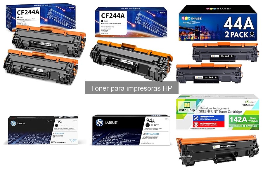 Tipos de tóner para impresoras HP: Características y modelos