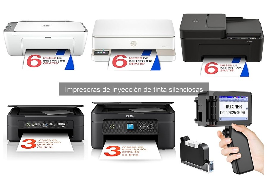 Todo sobre impresoras de inyección de tinta silenciosas