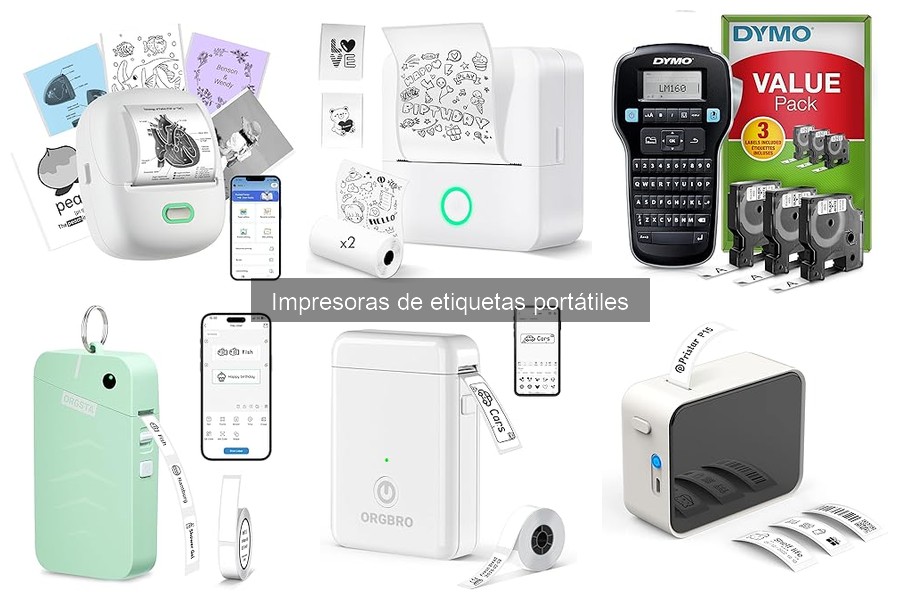 Usos creativos de impresoras de etiquetas portátiles