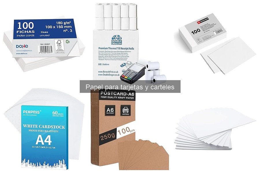 Usos creativos del papel para tarjetas en manualidades