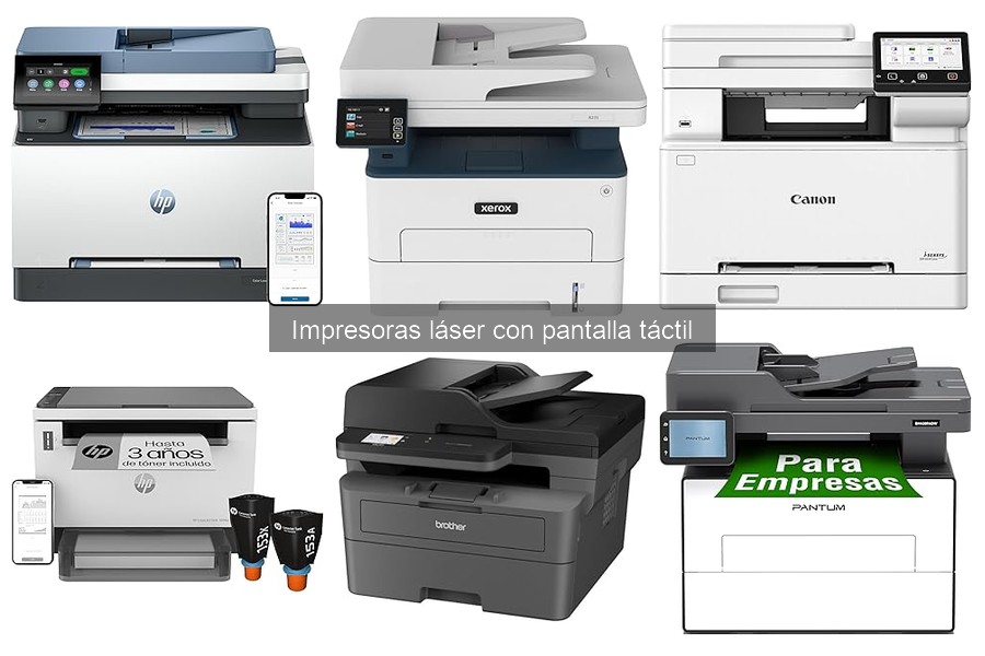 Ventajas de elegir impresoras láser con pantalla táctil