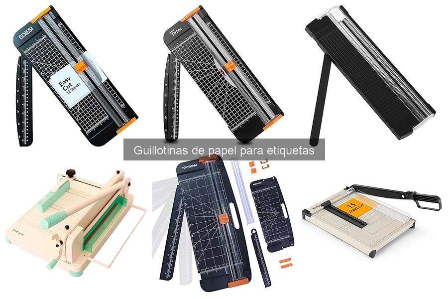 Ventajas de usar guillotinas de papel para etiquetas