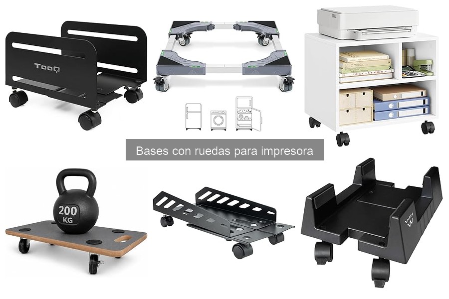 Ventajas de Usar una Base con Ruedas para Impresora