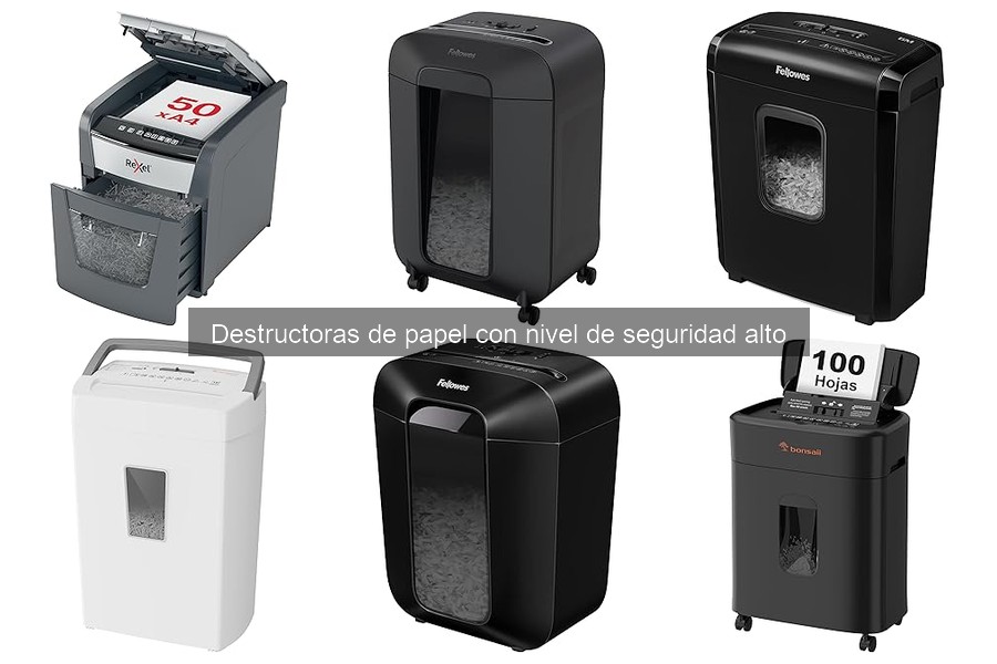 Ventajas de utilizar destructoras de papel de alto nivel de seguridad