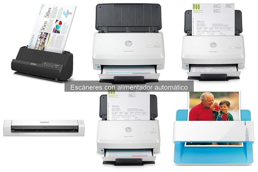 Ventajas y desventajas de escáneres con alimentador automático