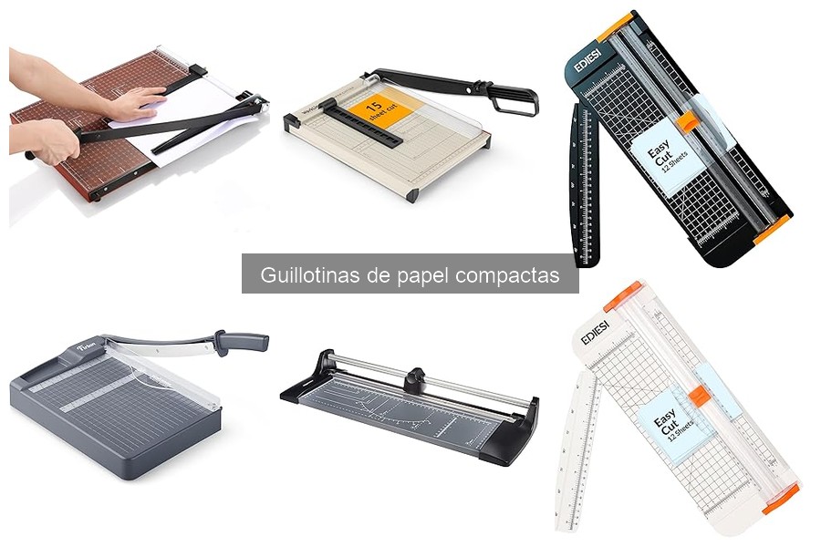 Ventajas y desventajas de guillotinas de papel compactas