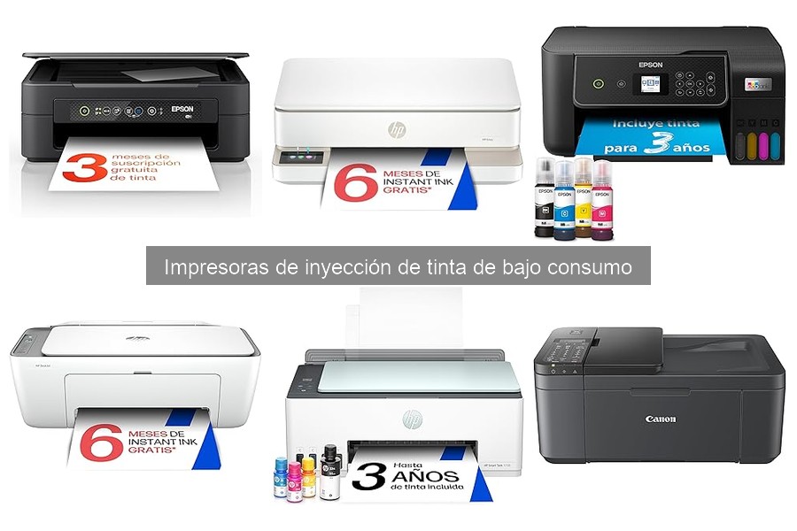 Ventajas y desventajas de impresoras de inyección de tinta de bajo consumo