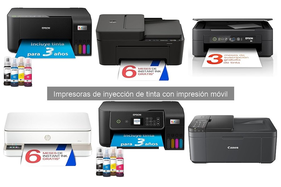 Ventajas y desventajas de impresoras de inyección de tinta móviles