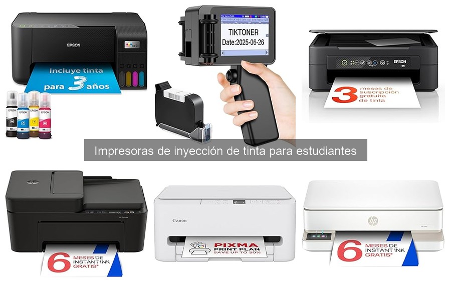 Ventajas y desventajas de impresoras de inyección de tinta para estudiantes