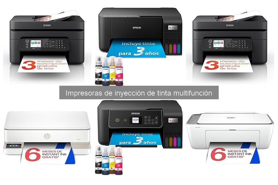 Ventajas y desventajas de impresoras de inyección multifunción