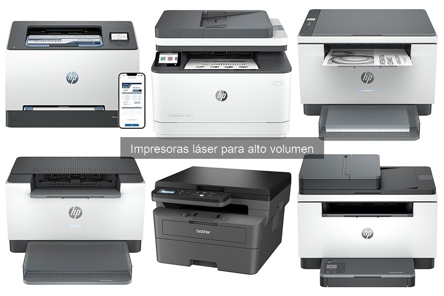Ventajas y desventajas de impresoras láser para alto volumen