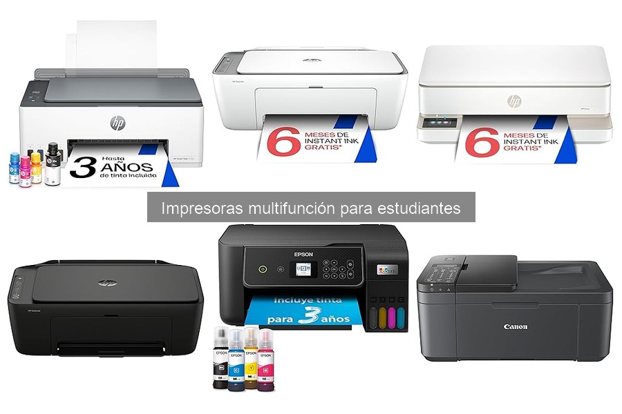 Ventajas y desventajas de impresoras multifuncionales para estudiantes
