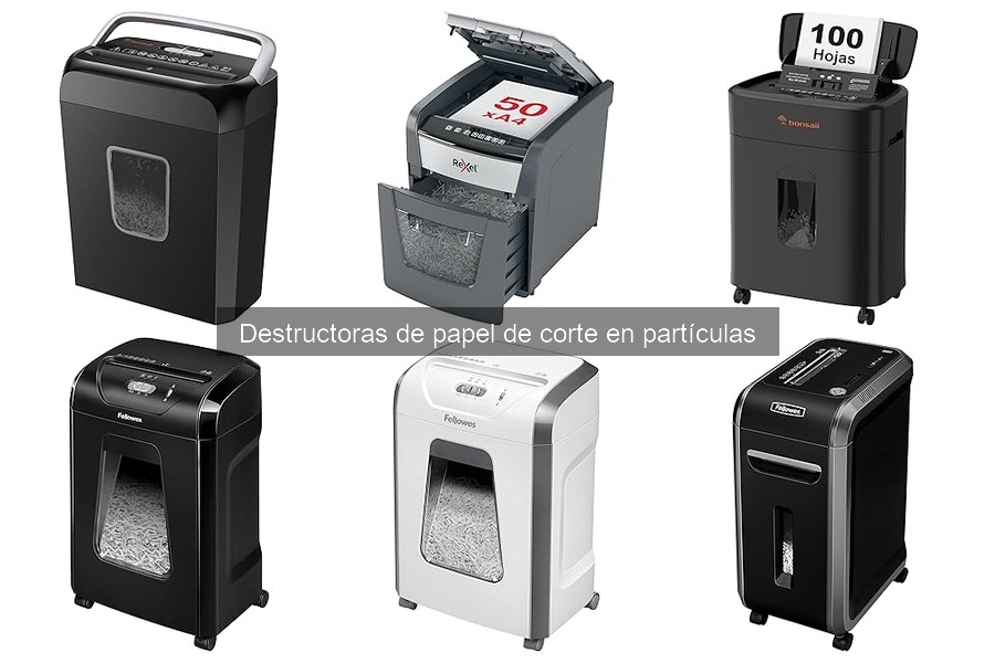 Ventajas y desventajas de las destructoras de papel en partículas