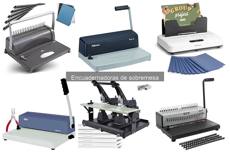 Ventajas y desventajas de las encuadernadoras de sobremesa