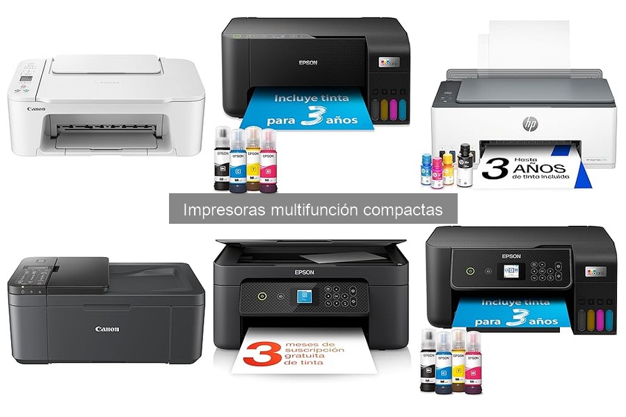 Ventajas y desventajas de las impresoras multifunción compactas