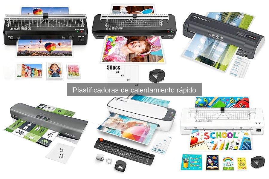Ventajas y desventajas de las plastificadoras de calentamiento rápido